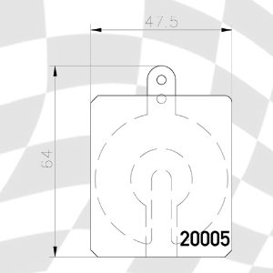 MINTEX 704 F3R 16.80 RACING PADS