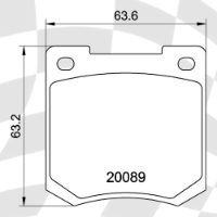 MINTEX MGB535 M1144 PERFORMANCE PADS