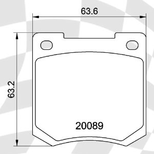 MINTEX MGB535 M1144 PERFORMANCE PADS