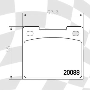 MINTEX 533 F4R 14.40 RACING PADS