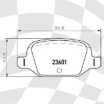 MINTEX 2042 F6R 14.50 RACING PADS (MDB3204)
