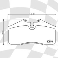 MINTEX 1457 F3R 17.00 RACING PADS