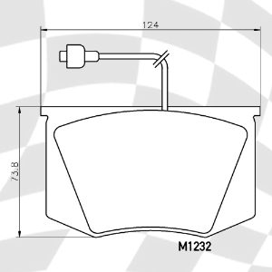 MINTEX MDB1232  M1155 RACING PADS