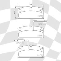 MINTEX MDB2993 STANDARD BRAKE PADS