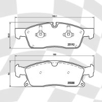 MINTEX MDB3273 STANDARD BRAKE PADS