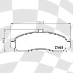 MINTEX 1623 F4R 15.75 RACING PADS