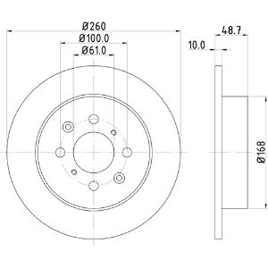 MINTEX STD DISCS (PAIR)