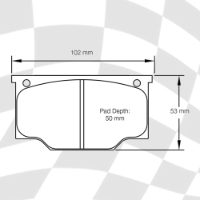 MINTEX MDB1541 M1144 PERFORMANCE PADS