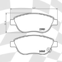 MINTEX MDB2895 STANDARD BRAKE PADS