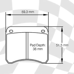 MINTEX MLB19 M1144 PERFORMANCE PADS