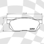 MINTEX 1241 F6R 15.00 RACING PADS