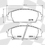 MINTEX 2044 F6R 16.50 RACING PADS