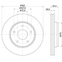 MINTEX MDC2496 STANDARD DISC PAIR