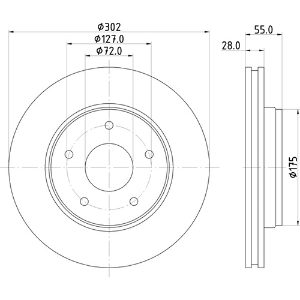 MINTEX MDC2496 STANDARD DISC PAIR