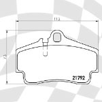 MINTEX 1874 F2R 15.50 RACING PADS