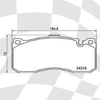 MINTEX MDB2974 STANDARD BRAKE PADS