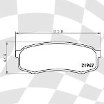 MINTEX 1696 F6R 15.00 RACING PADS