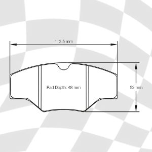 MINTEX MDB1284 M1166 RACING PADS