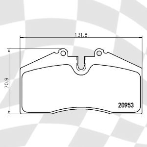 MINTEX MDB1457 M1144 PERFORMANCE PADS