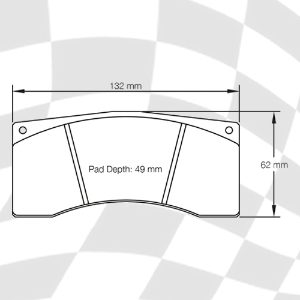 MINTEX 1697 F4R 16.00 RACING PADS