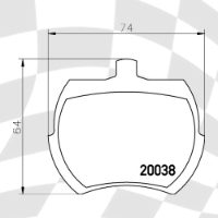 MINTEX MLB37 M1155 RACING PADS