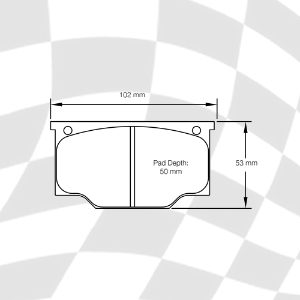 PAGID E1192 RS14 PADS (MDB 1541)