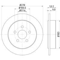 PAIR MINTEX STD DISCS