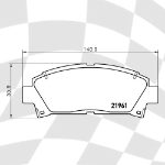 MINTEX 1684 F4R 15.40 RACING PADS