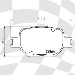 MINTEX 2291 F6R 17.00 RACING PADS
