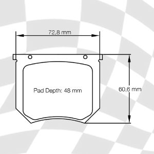 MINTEX 504 F3R 17.60 RACING PADS