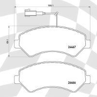 MINTEX MDB3298 STANDARD BRAKE PADS