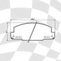 MINTEX MDB3274 STANDARD BRAKE PADS