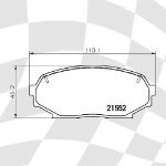 MINTEX 1413 F4R 14.50 RACING PADS