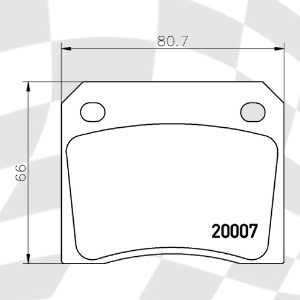 MINTEX MGB521 M1166 RACING PADS