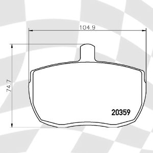 MINTEX 41 F3R 18.00 RACING PADS