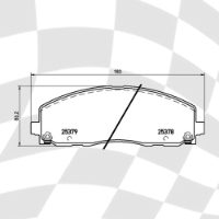 MINTEX MDB3270 STANDARD BRAKE PADS