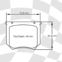 MINTEX 504 F6R 17.60 RACING PADS <<