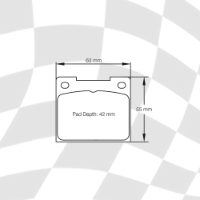 PAGID E3102 RST5 PADS (MGB533 )