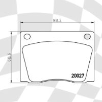 MINTEX 522 F6R 15.50 RACING PADS