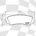 MINTEX 1905 F6R 16.50 RACING PADS