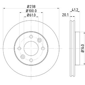 MINTEX STD DISCS (PAIR)