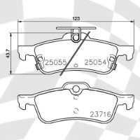 MINTEX MDB3291 STANDARD BRAKE PADS